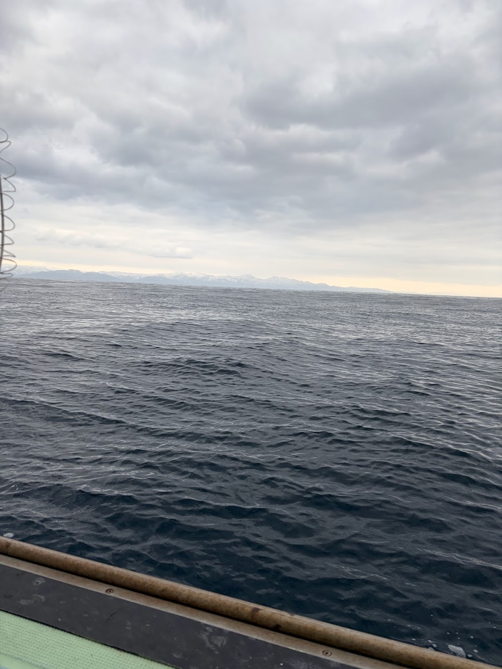 2月の日本海の漁